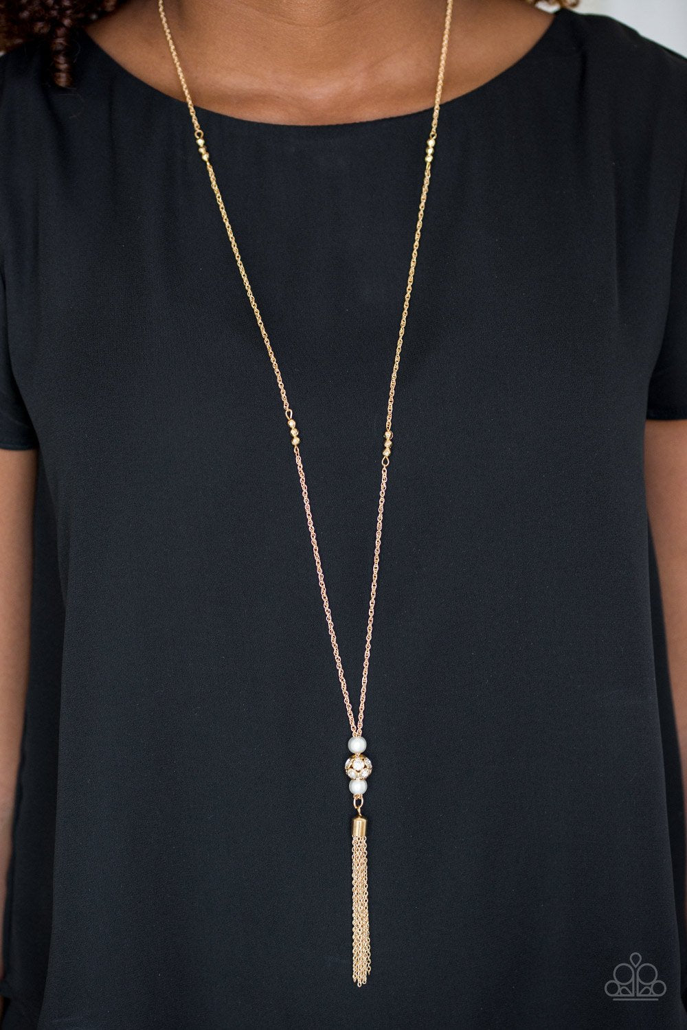 The Celebration of the Century - gold - Paparazzi necklace