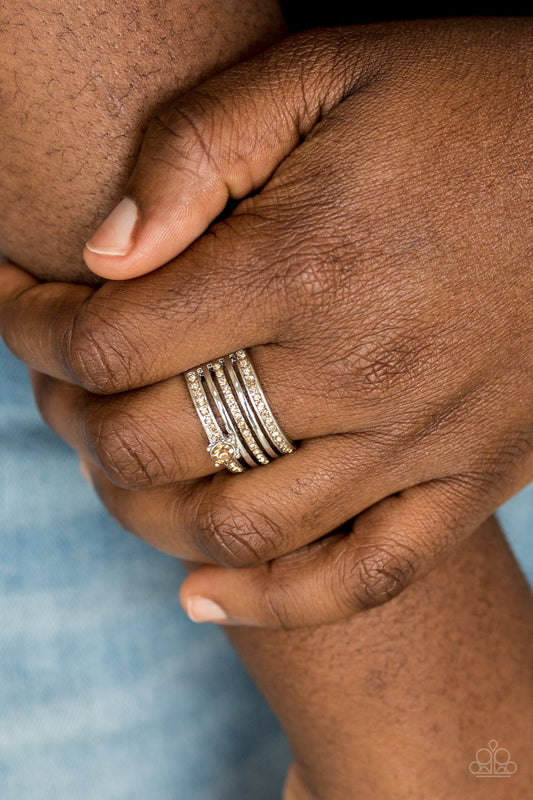 The Dealmaker - brown - Paparazzi ring