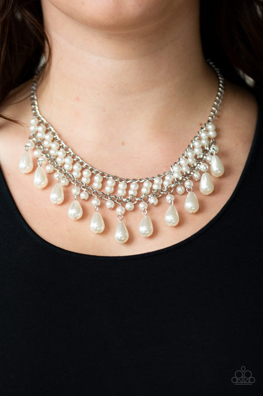The Guest List - white - Paparazzi necklace