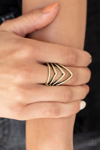 The Main Point-brass-Paparazzi ring