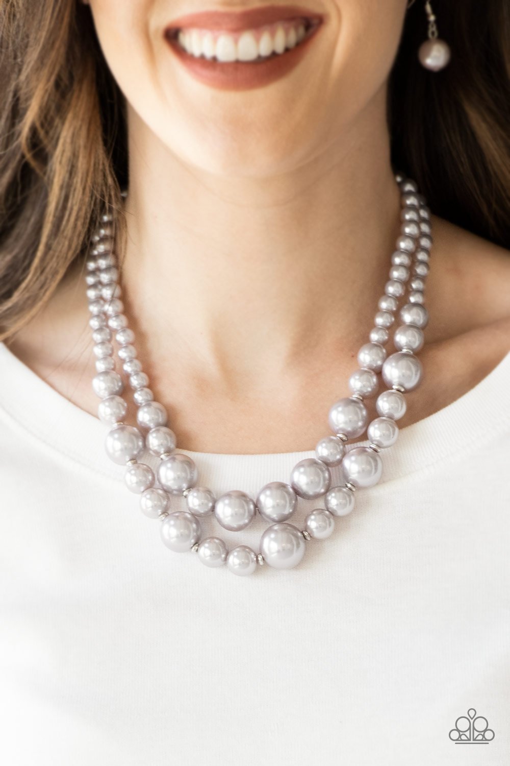 The More the Modest - silver - Paparazzi necklace