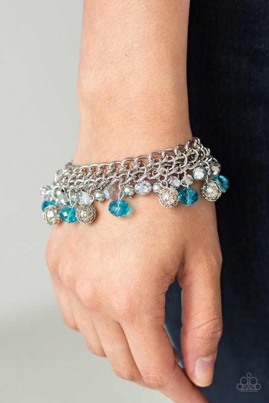 The Party Planner-blue-Paparazzi bracelet