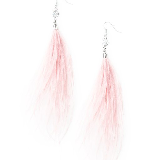 The Showgirl Next Door - pink - Paparazzi earrings