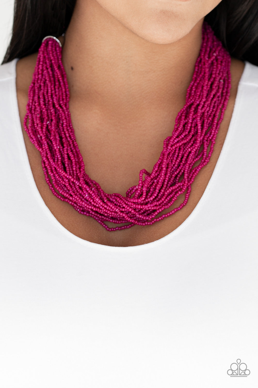 The Show Must CONGO on - pink - Paparazzi necklace