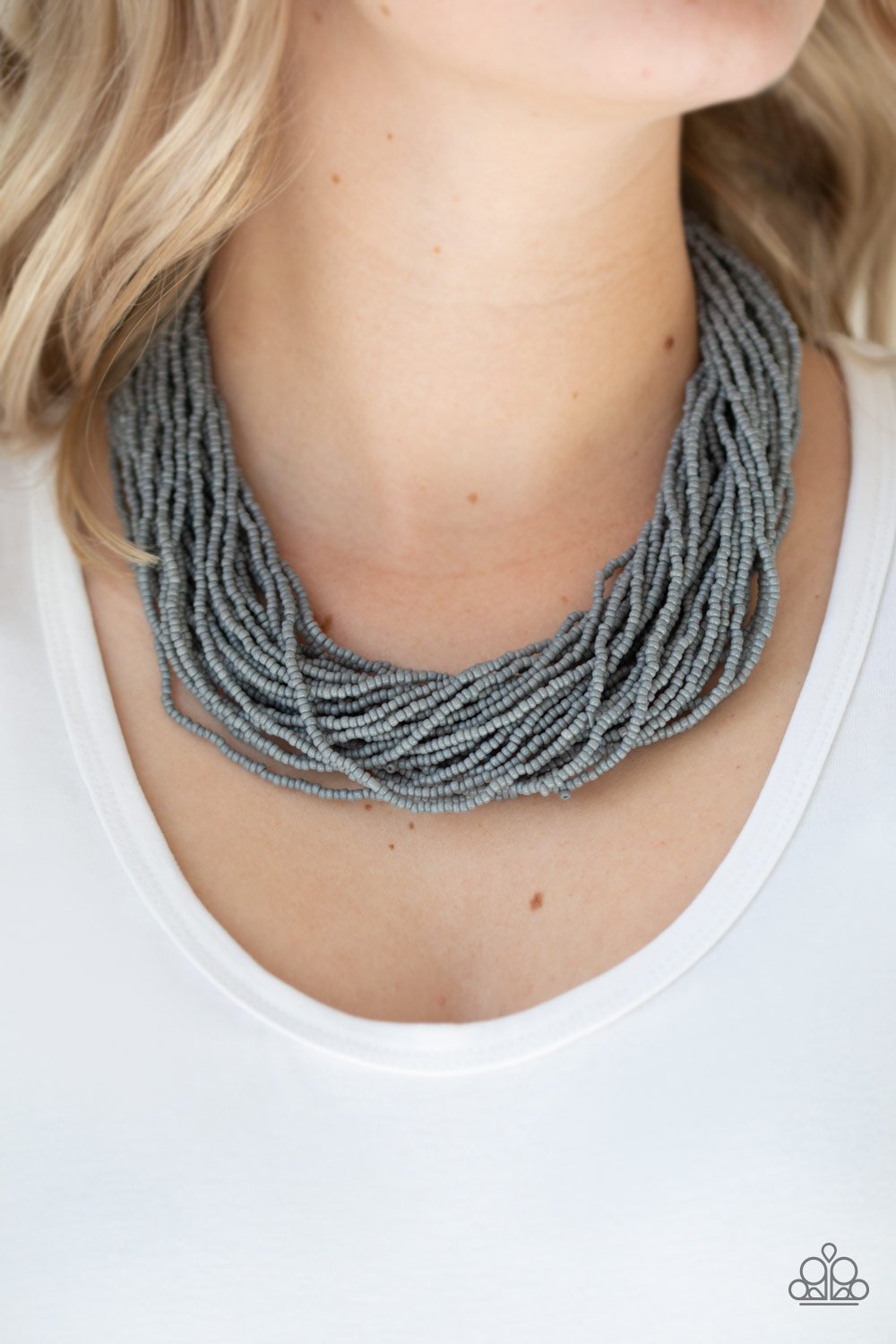 The Show Must CONGO On - silver - Paparazzi necklace