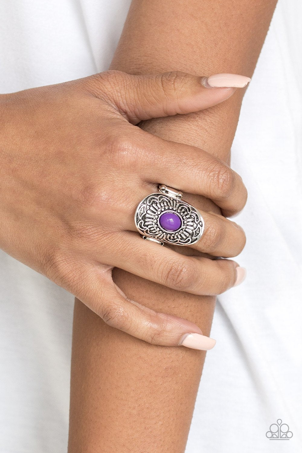 The ZEST of the ZEST - purple - Paparazzi ring