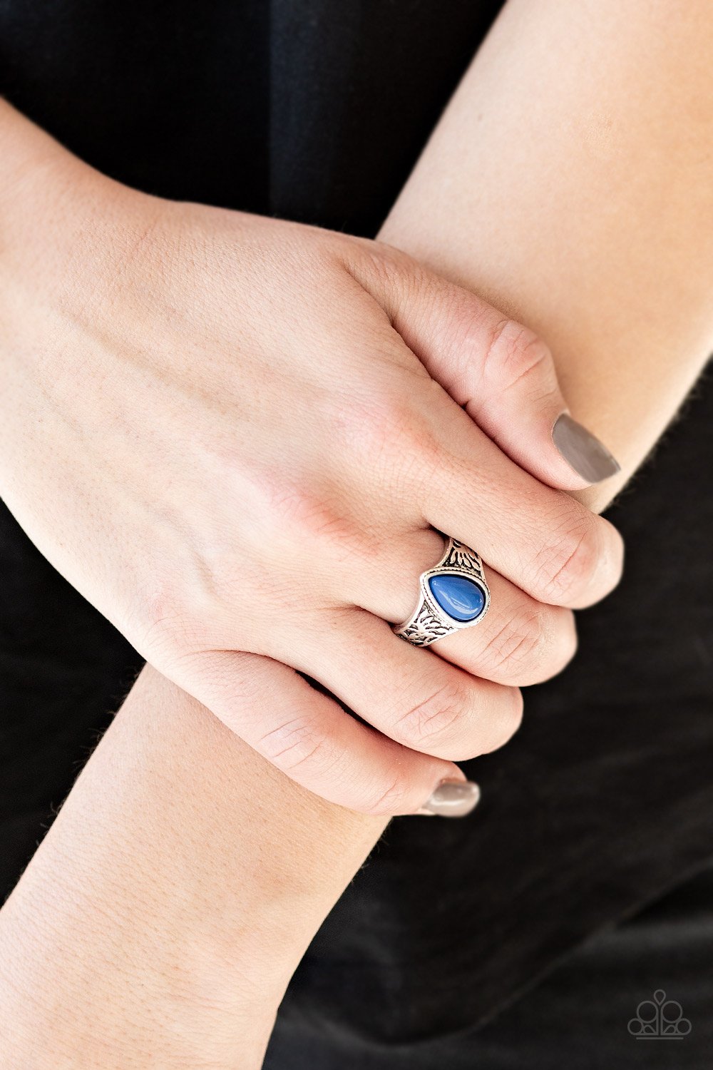The ZEST of Intentions - blue - Paparazzi ring
