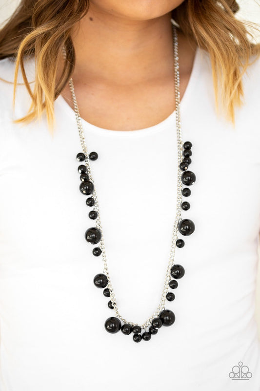 There's Always Room At the Top-black-Paparazzi necklace