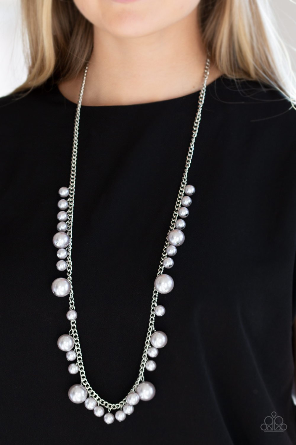 There's Always Room At the Top-silver-Paparazzi necklace