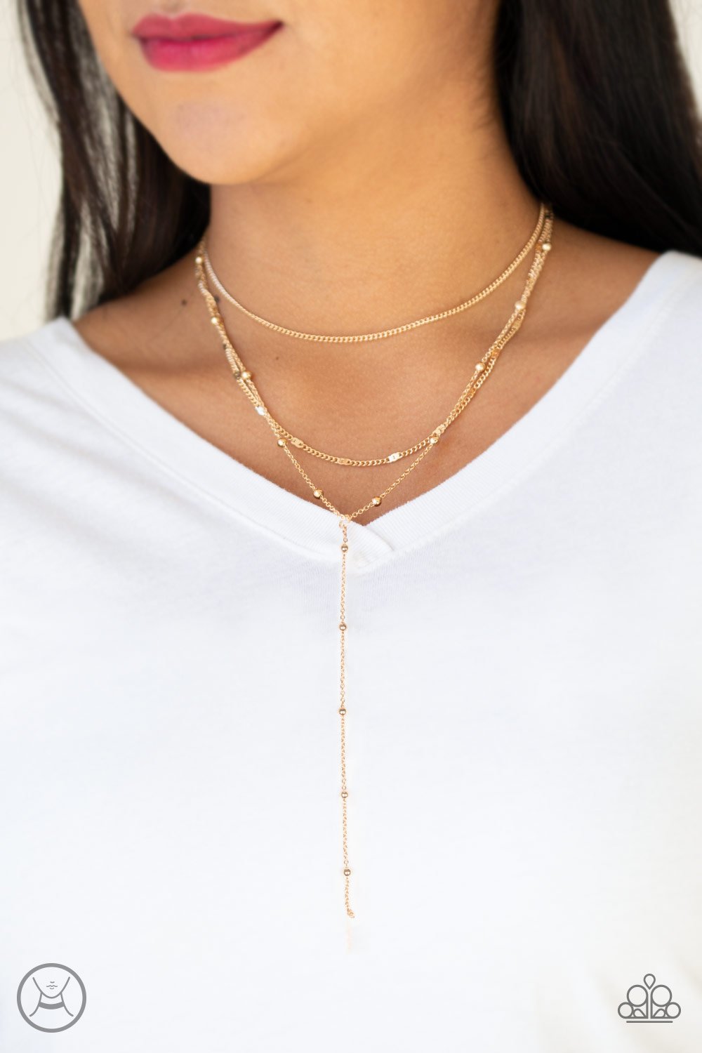 Think Like a Minimalist-gold-Paparazzi necklace