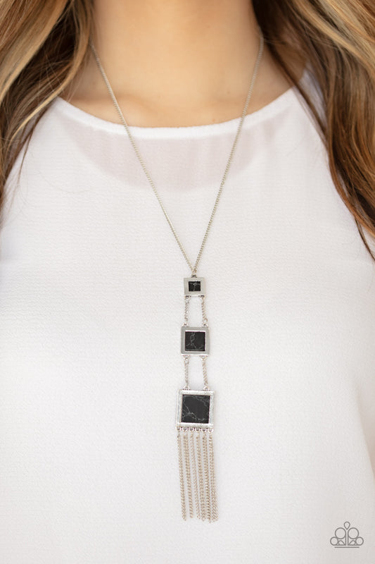 This Land Is Your Land - black - Paparazzi necklace