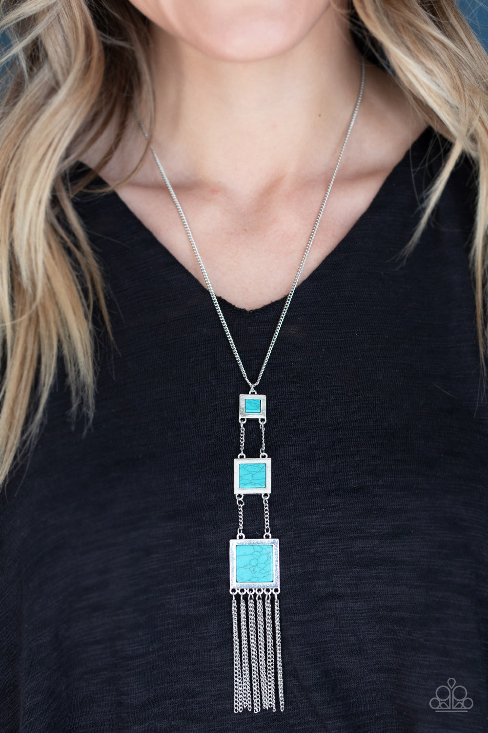 This Land Is Your Land - blue - Paparazzi necklace