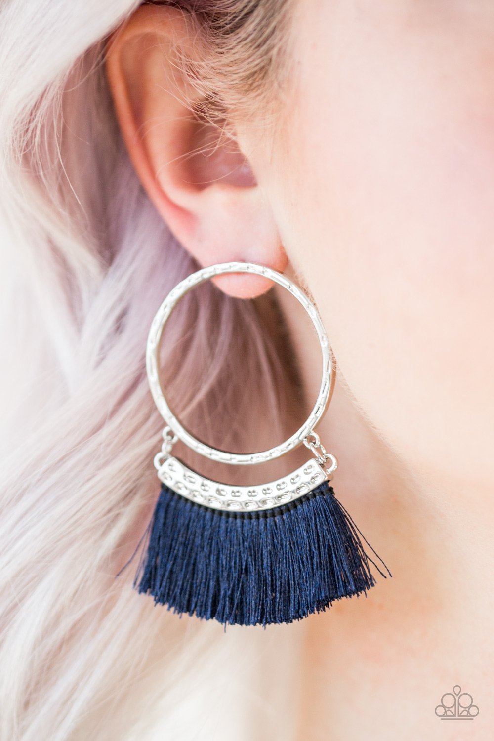 This is Sparta - blue - Paparazzi earrings