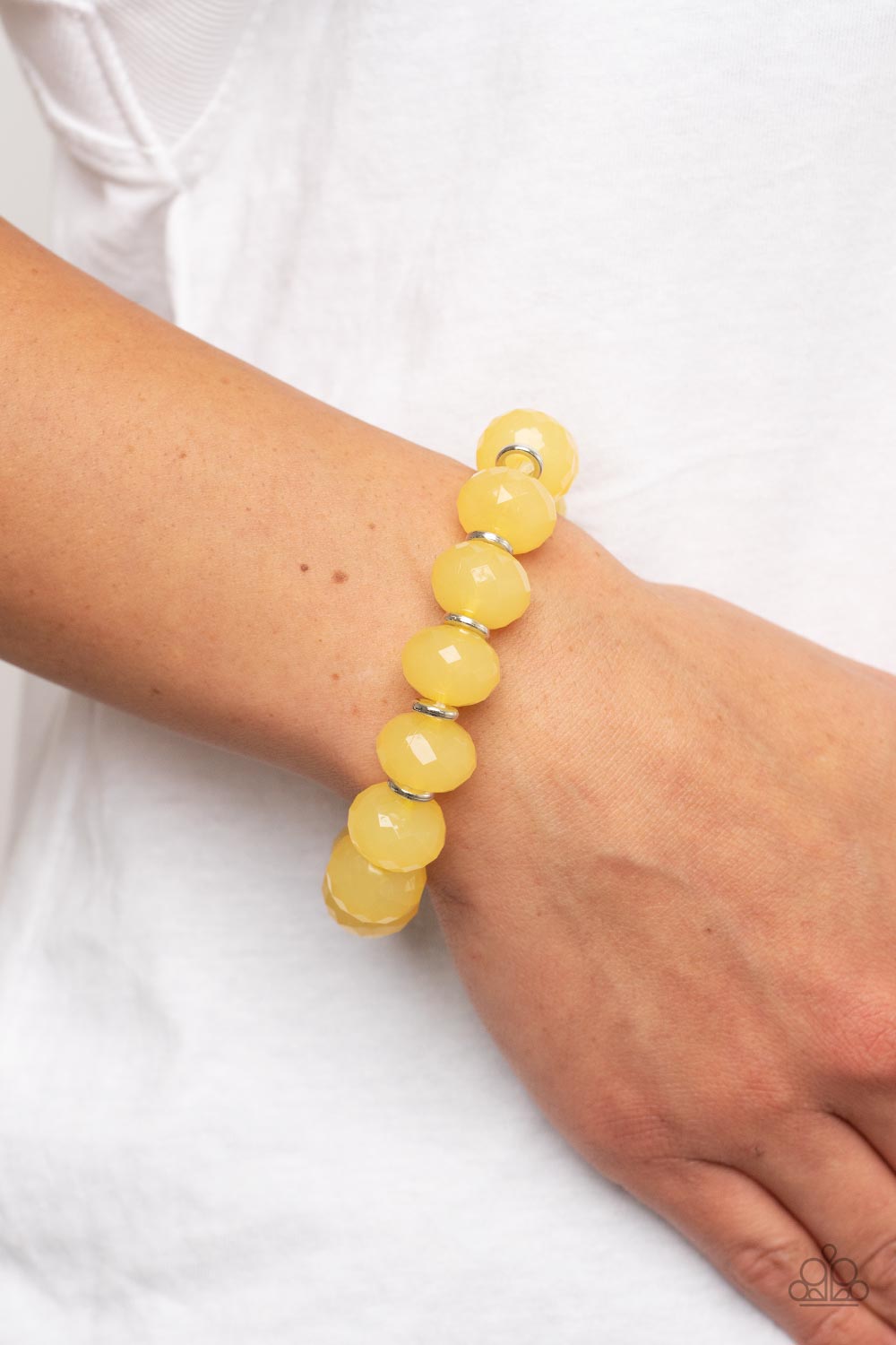 This is My Jam! - yellow - Paparazzi bracelet