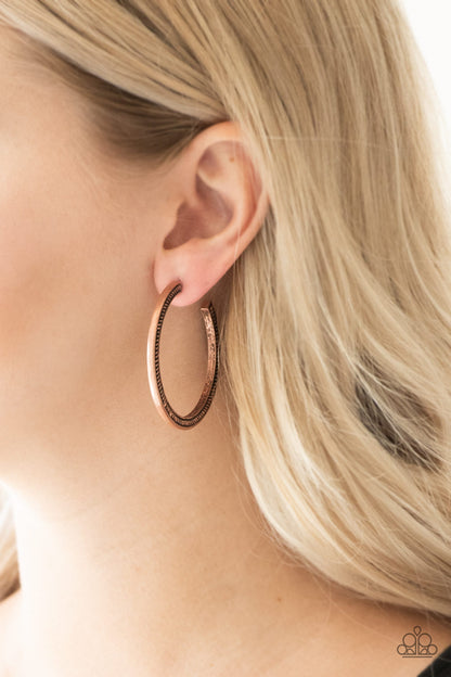 This Is My Tribe - copper - Paparazzi earrings