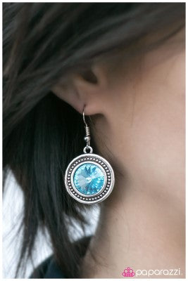 Through The Periscope - Blue - Paparazzi earrings