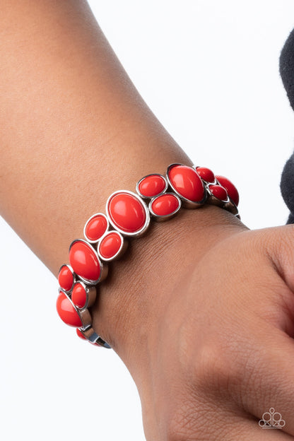 Tic Tac Dance - red - Paparazzi bracelet