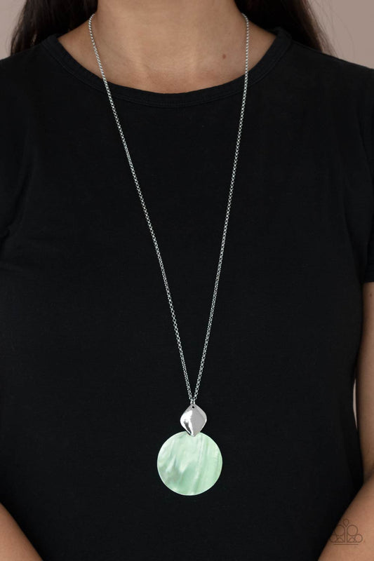 Tidal Tease - green - Paparazzi necklace