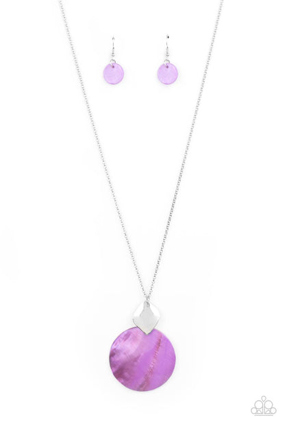 Tidal Tease - purple - Paparazzi necklace