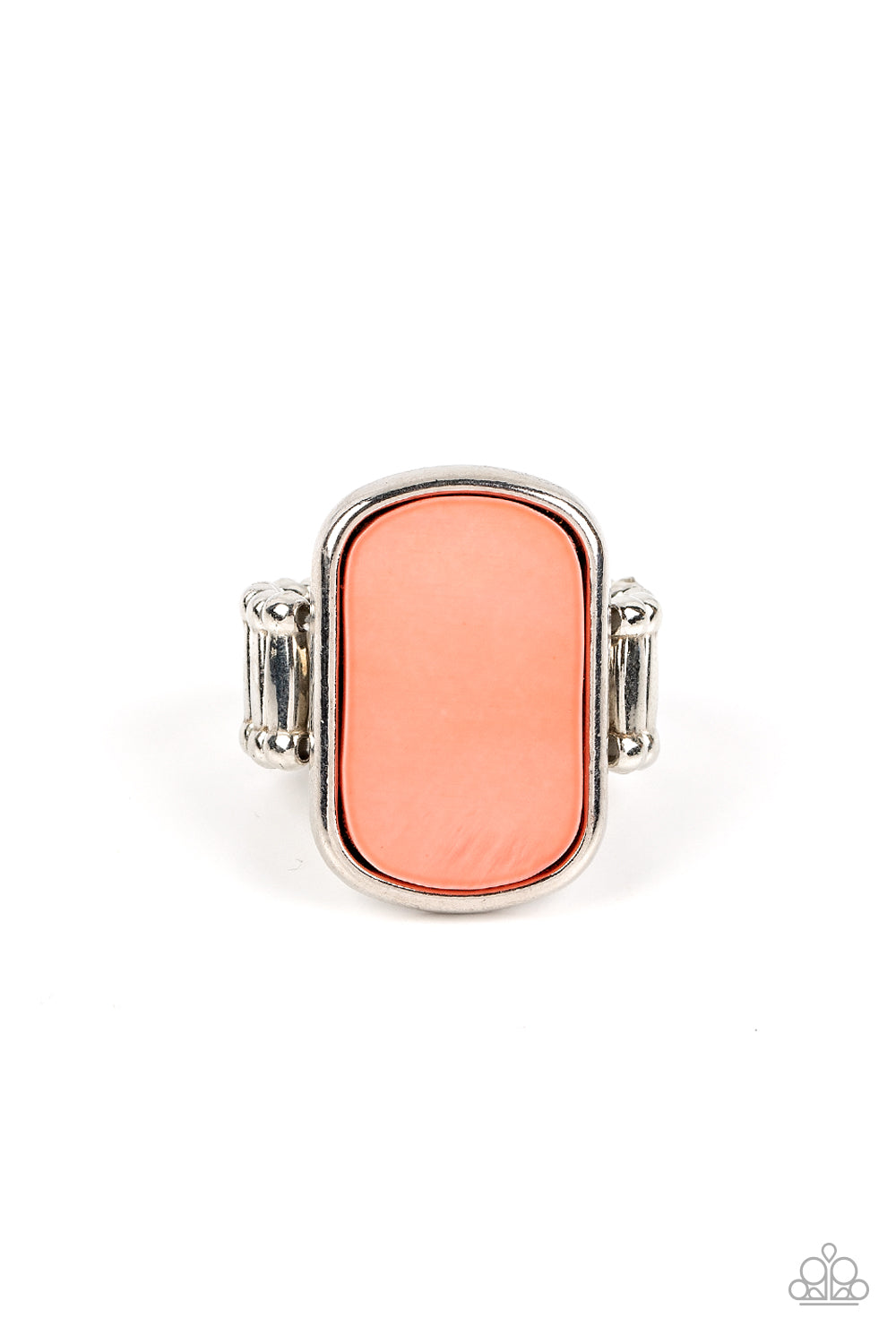 Tidal Tranquility - orange - Paparazzi ring