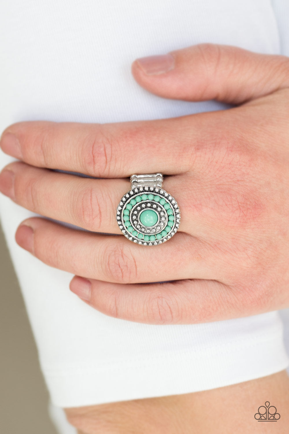 Tide Pools - green - Paparazzi ring