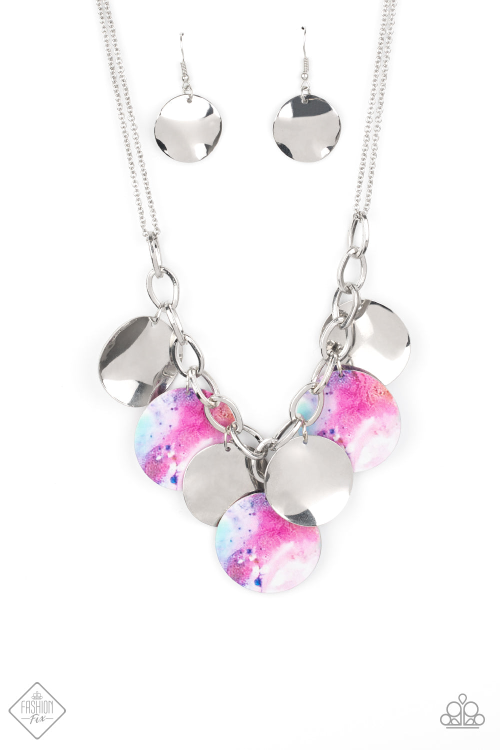 Tie Dye Drama - multi - Paparazzi necklace