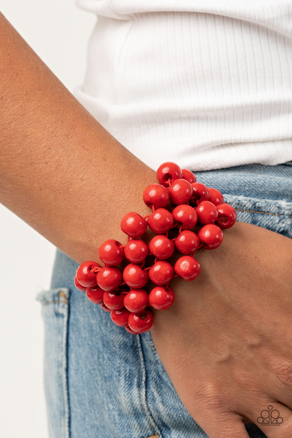 Tiki Tropicana - red - Paparazzi bracelet