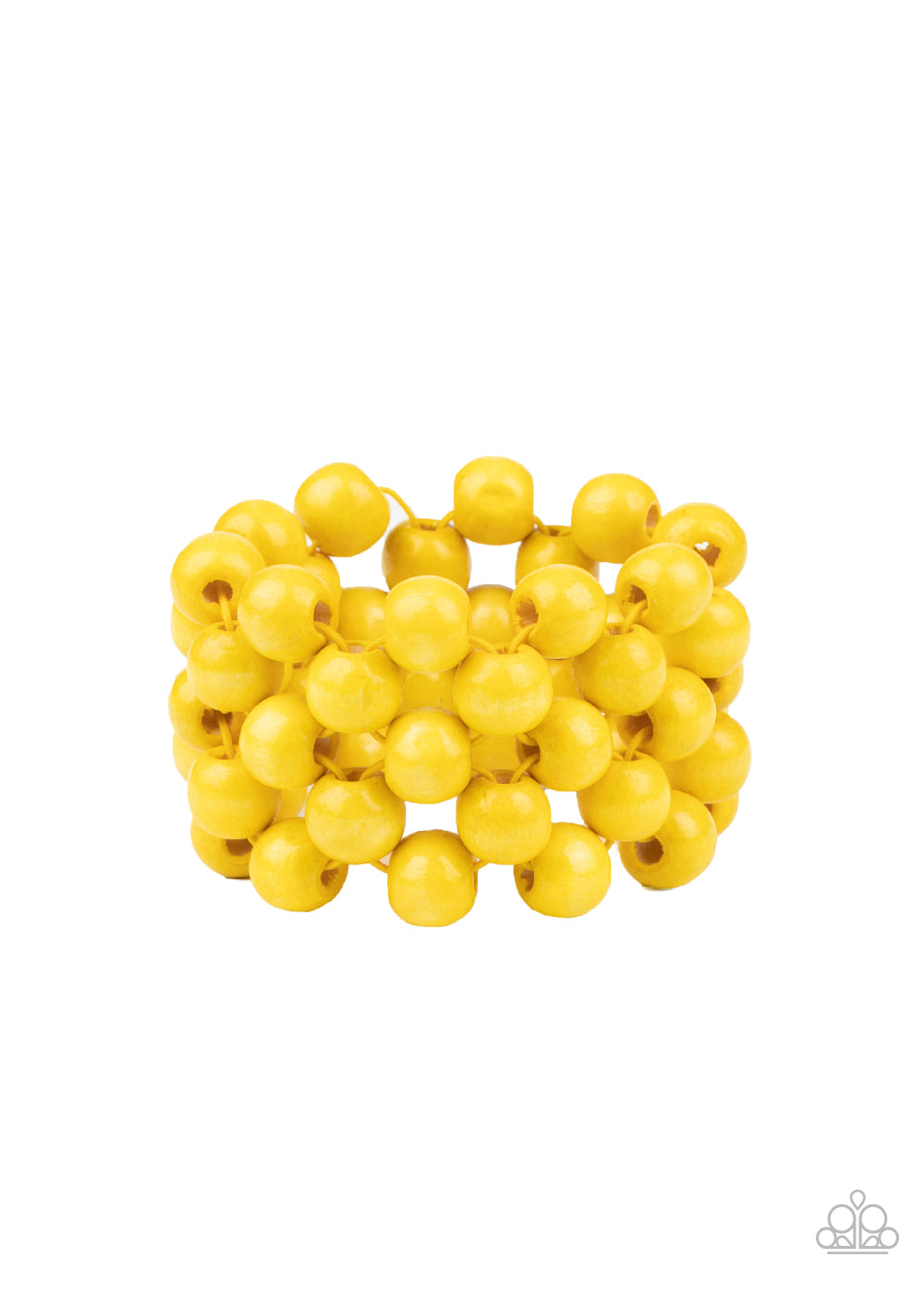 Tiki Tropicana - yellow - Paparazzi bracelet