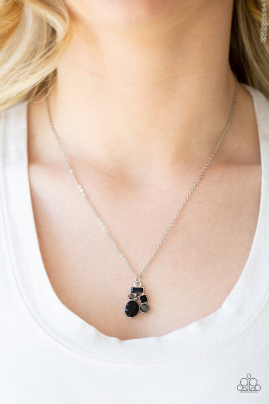 Time to be Timeless-black-Paparazzi necklace