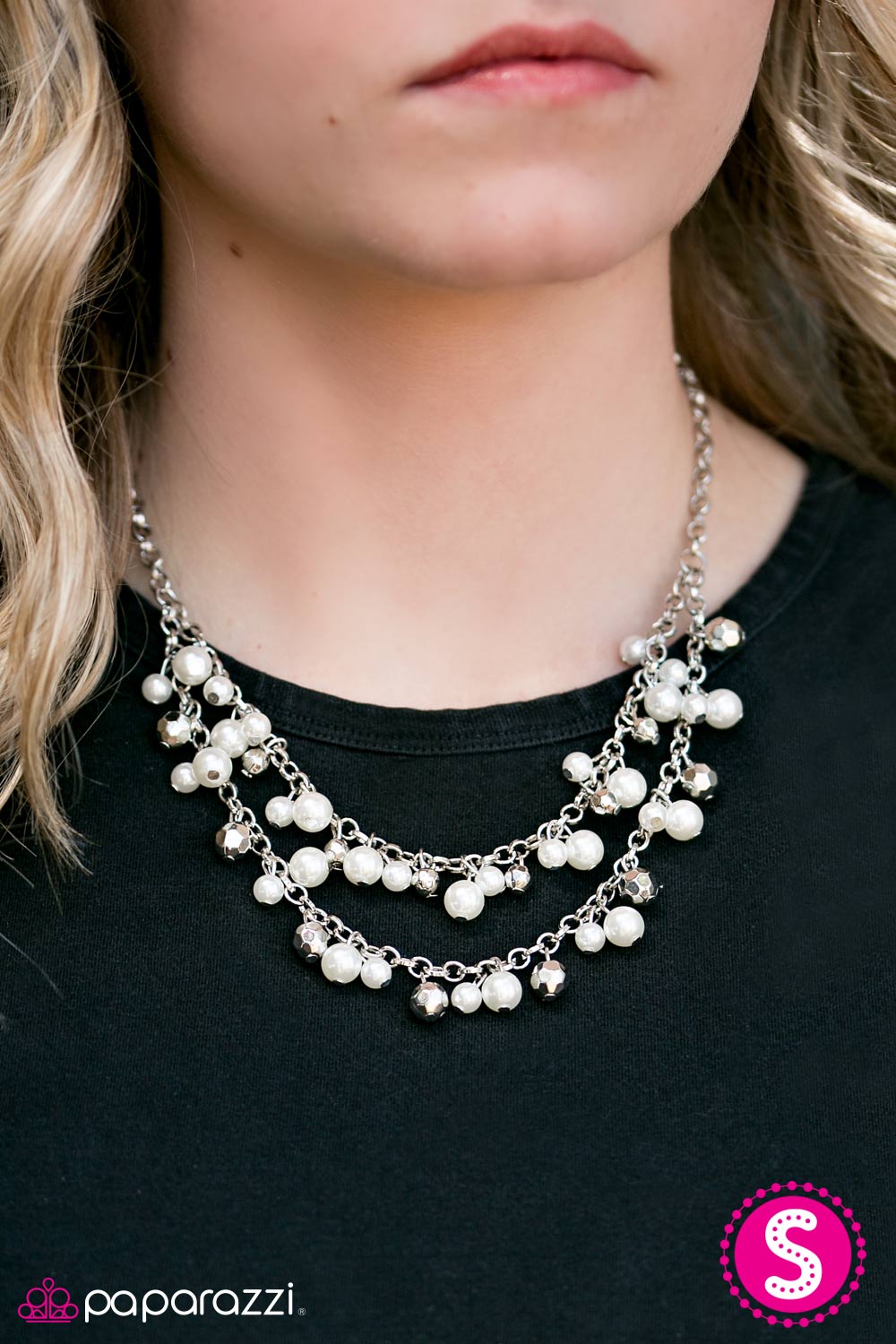 Timeless Class - White - Paparazzi necklace