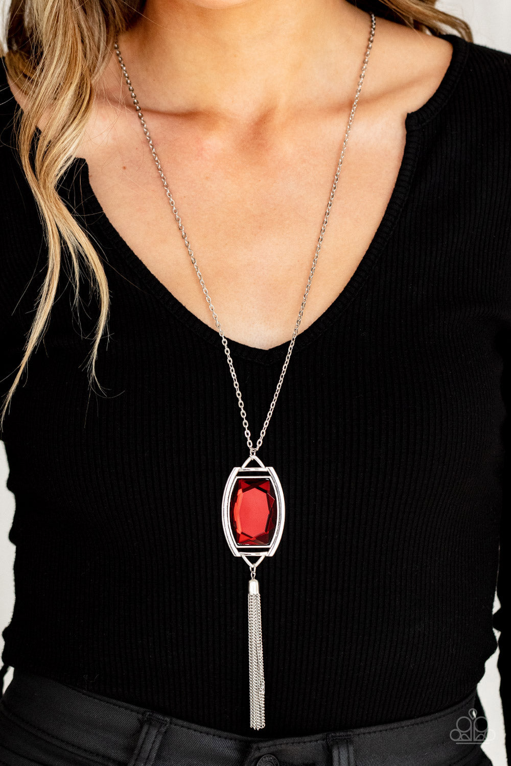 Timeless Talisman - red - Paparazzi necklace