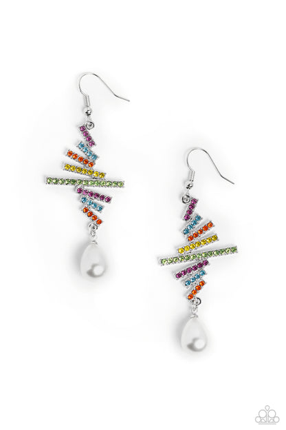 Timeless Tapestry - multi - Paparazzi earrings