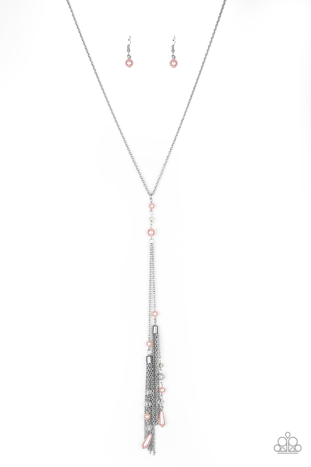 Timeless Tassels - pink - Paparazzi necklace