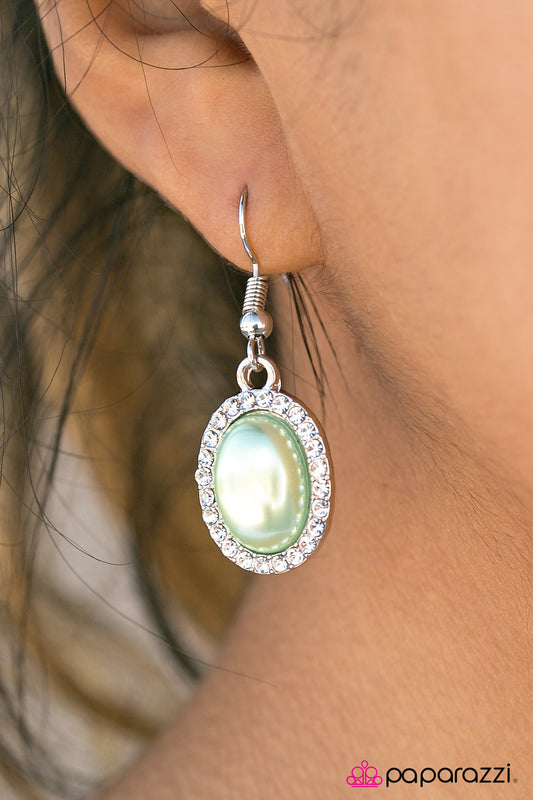 Timelessly Tampa - Green - Paparazzi earrings