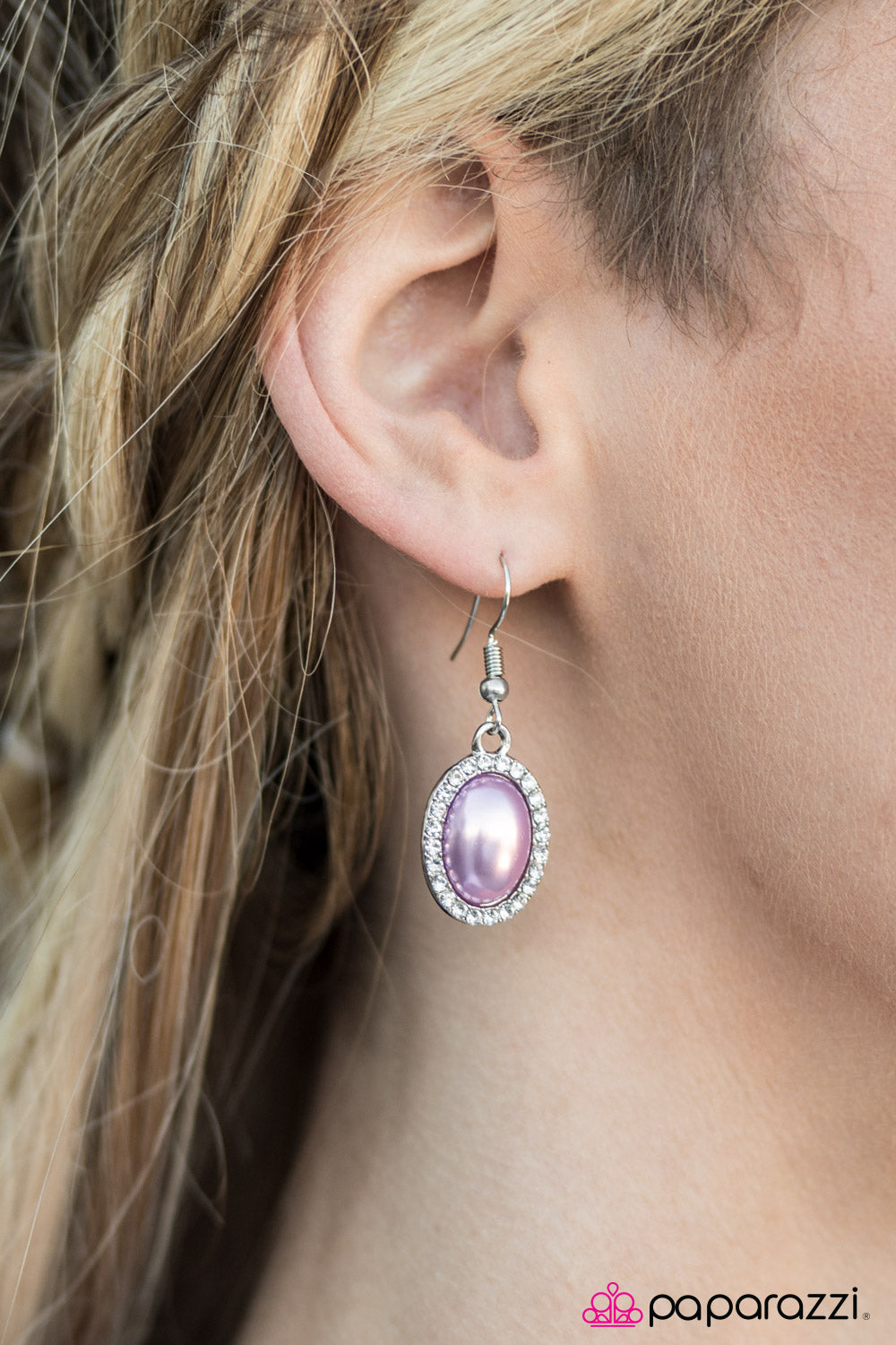 Timelessly Tampa - Purple - Paparazzi earrings