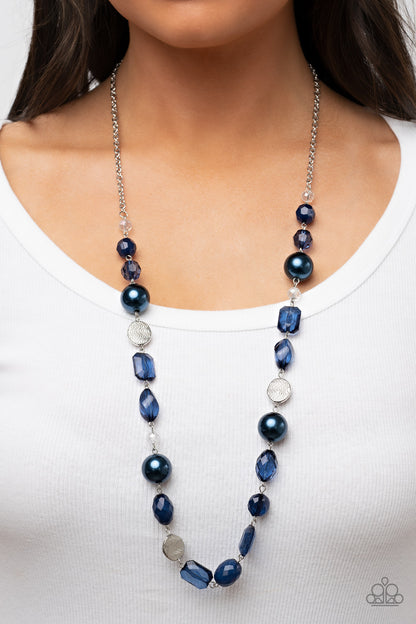 Timelessly Tailored - blue - Paparazzi necklace