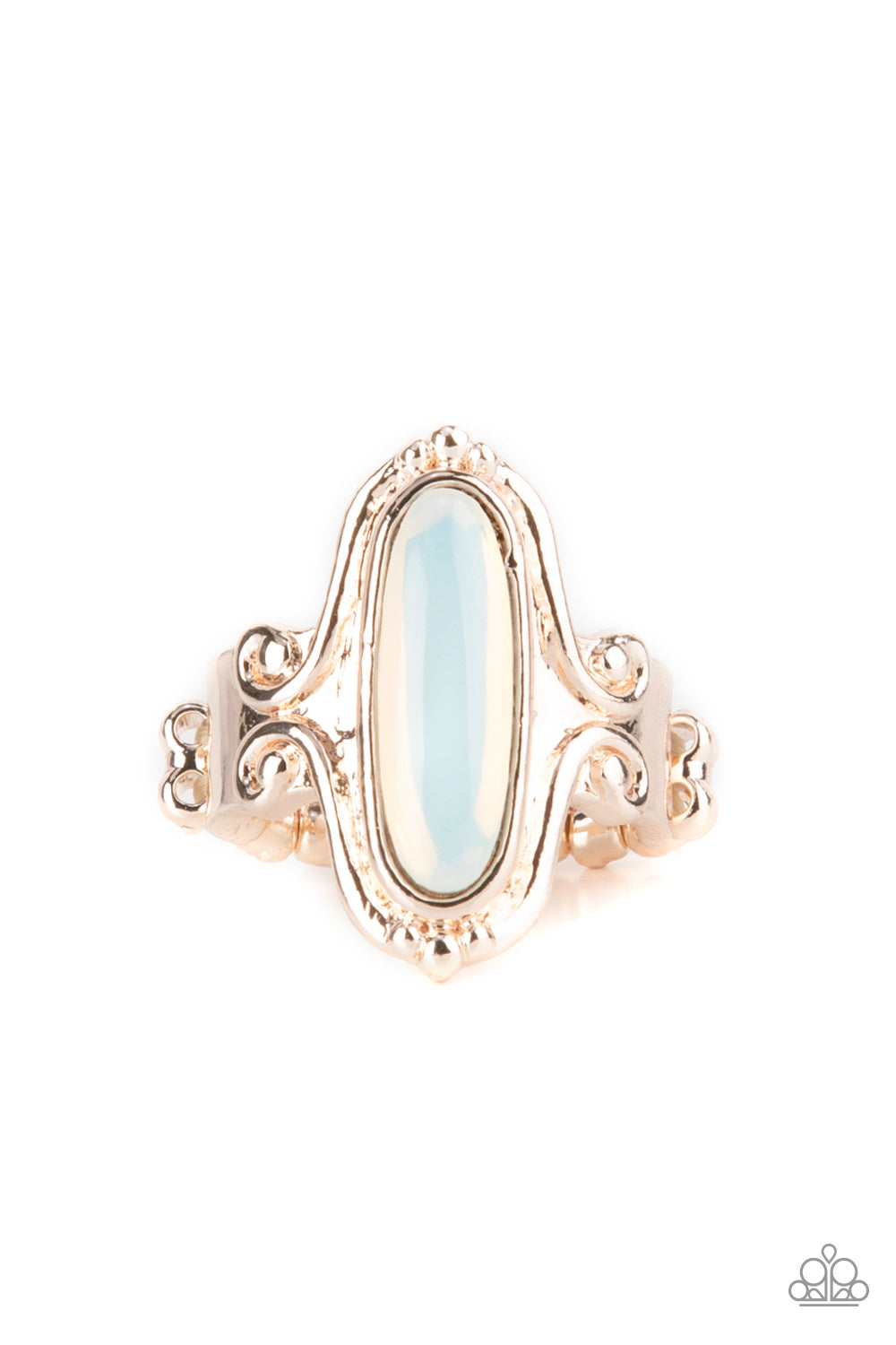 Timelessly Transcendent - rose gold - Paparazzi ring