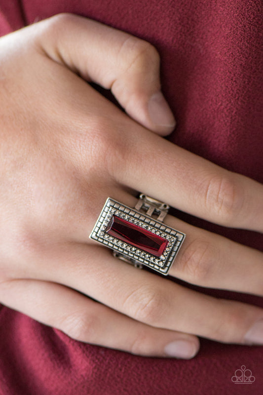 Titleholder - Red - Paparazzi ring