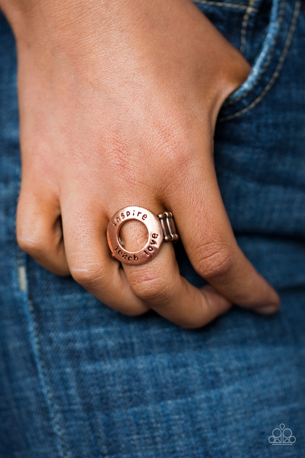 To Team is to Learn - copper - Paparazzi ring