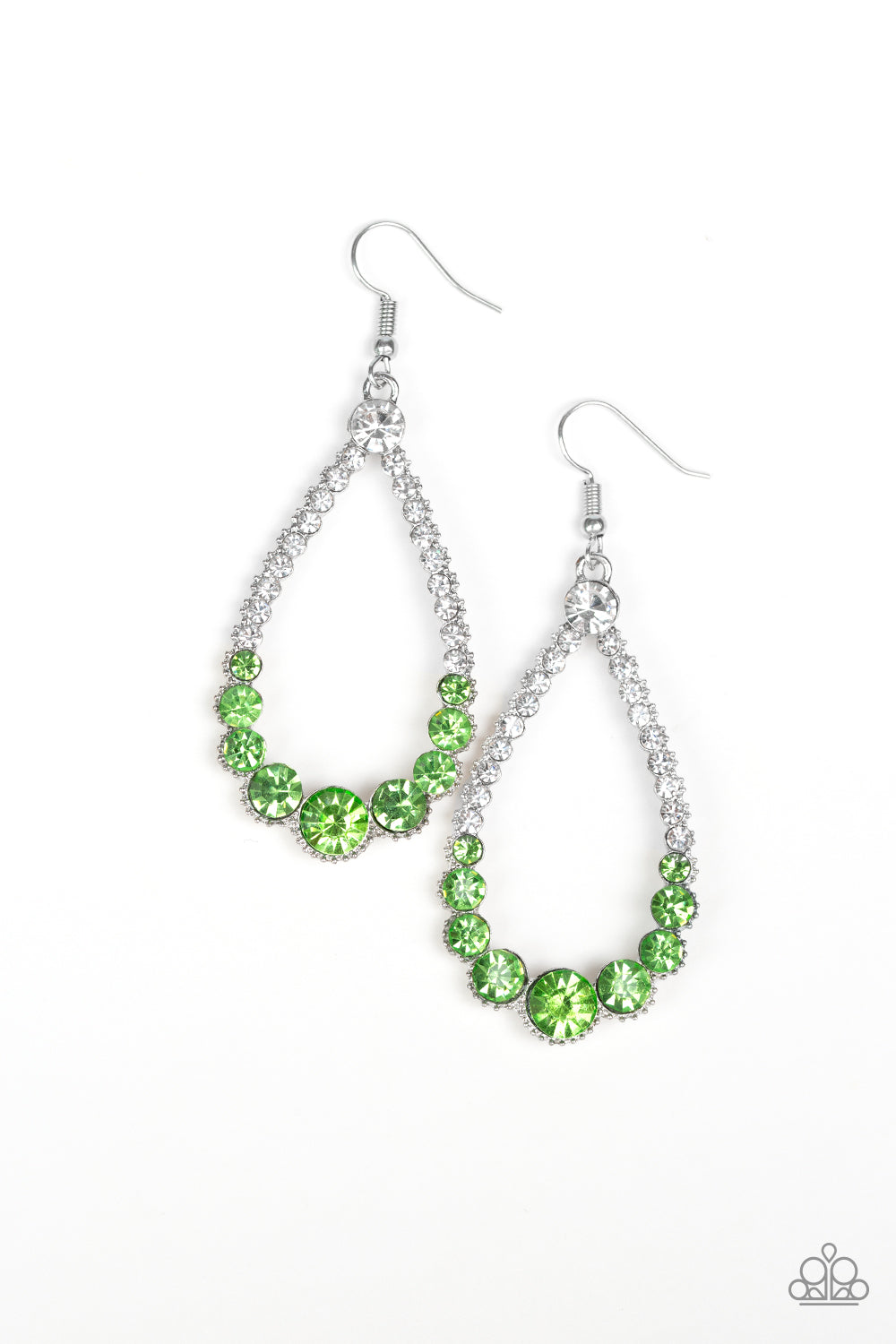 Token Twinkle - green - Paparazzi earrings