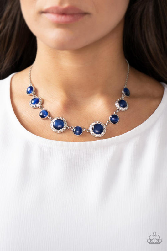 Too Good to BEAM True - blue - Paparazzi necklace
