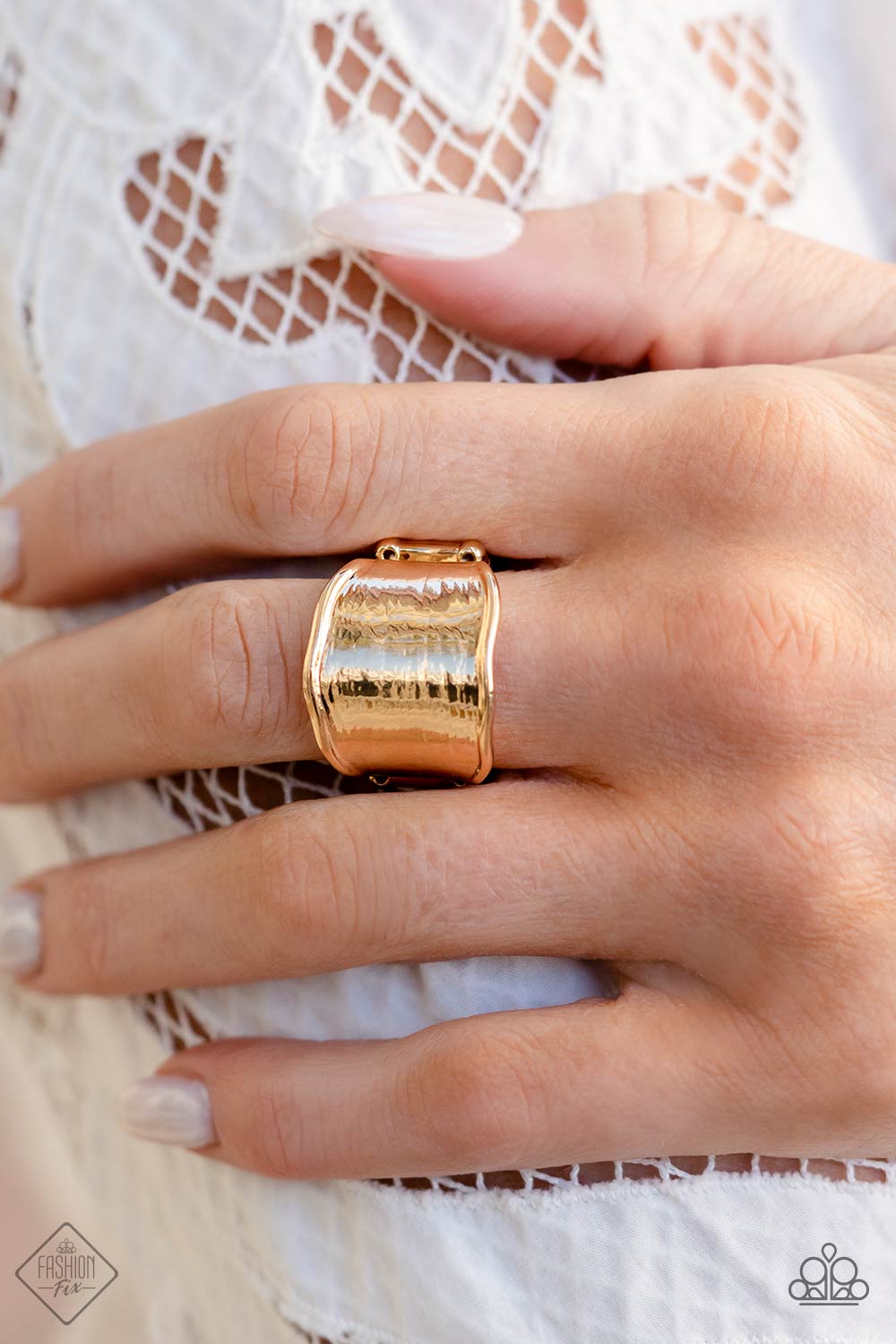 Too Little Too SLATE - gold - Paparazzi ring