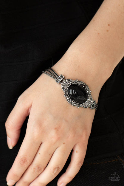 Top-Notch Drama - black - Paparazzi bracelet