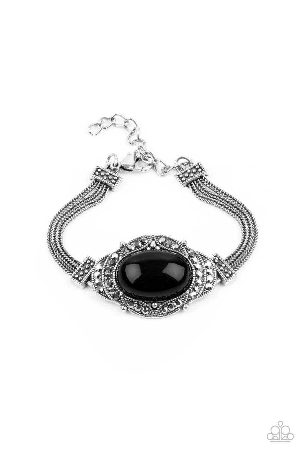 Top-Notch Drama - black - Paparazzi bracelet