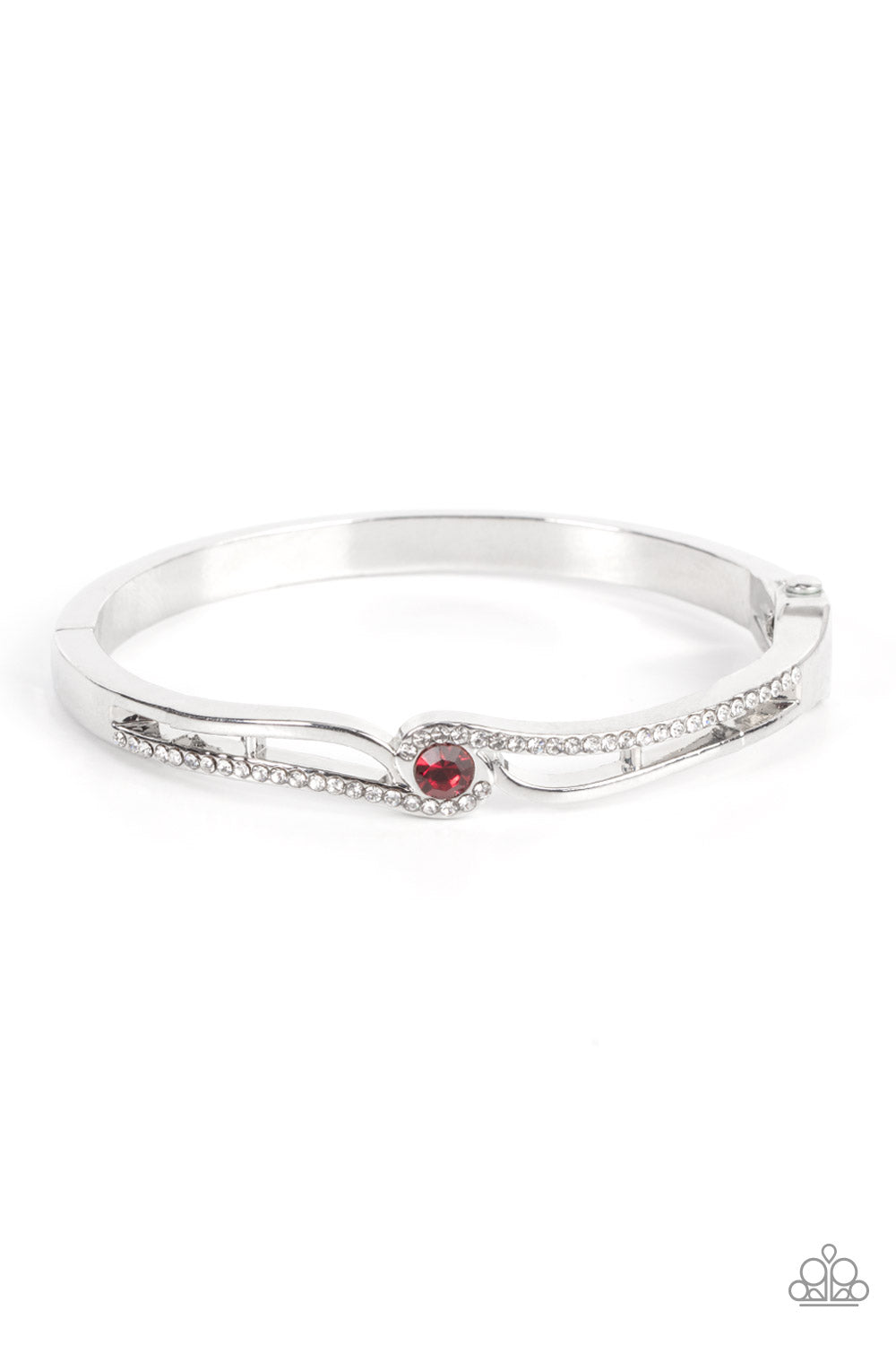 Top-Shelf Shimmer - red - Paparazzi bracelet