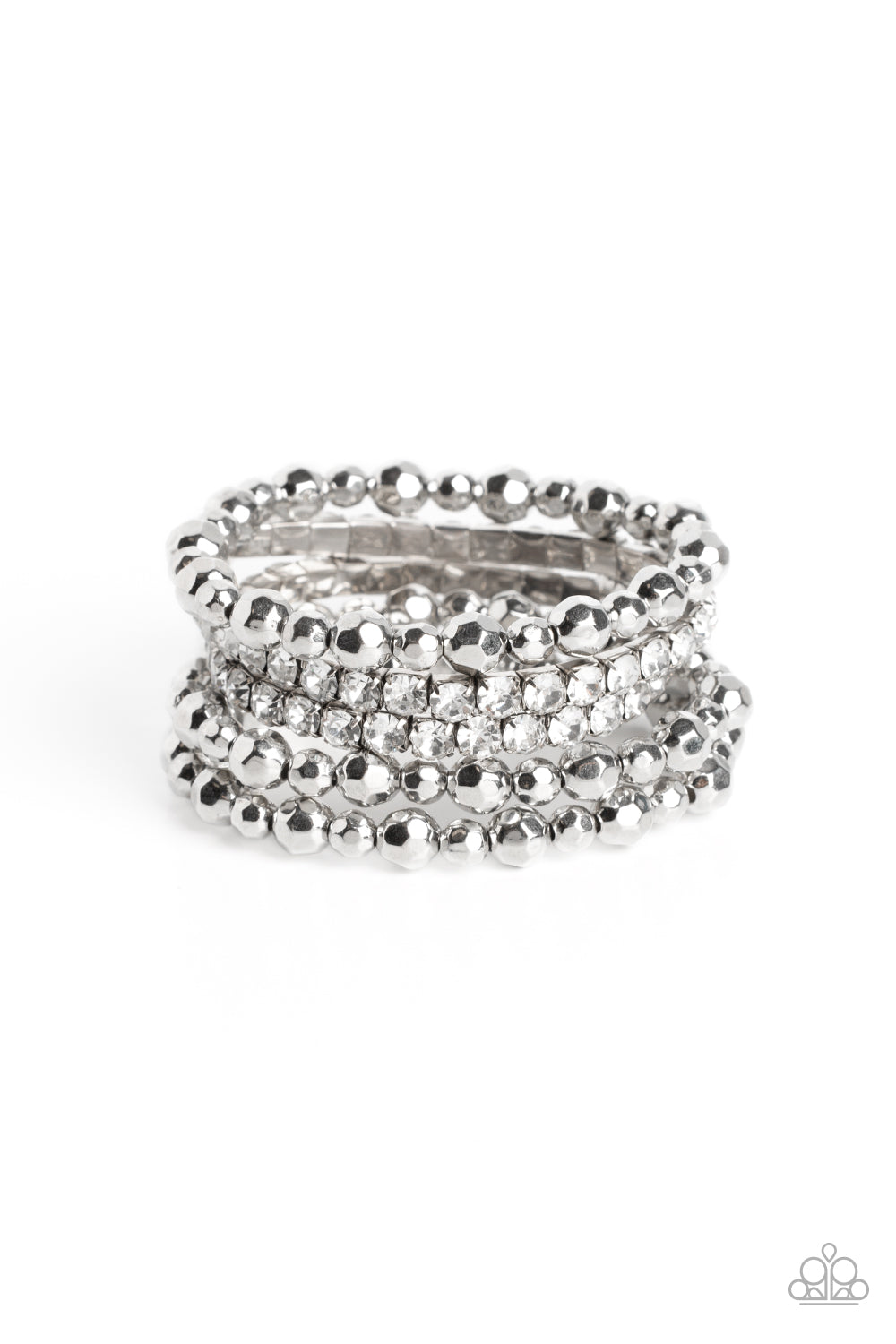Top Notch Twinkle - white - Paparazzi bracelet – JewelryBlingThing