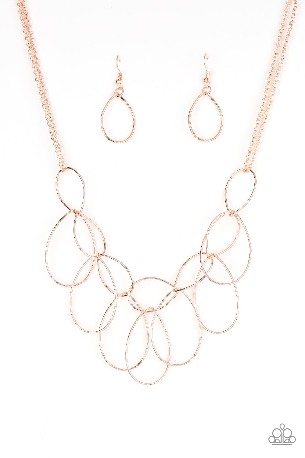 Top TEAR Fashion - rose gold - Paparazzi necklace