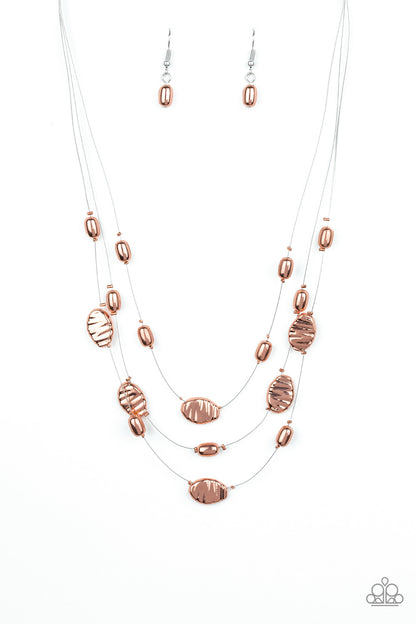 Top ZEN - copper - Paparazzi necklace