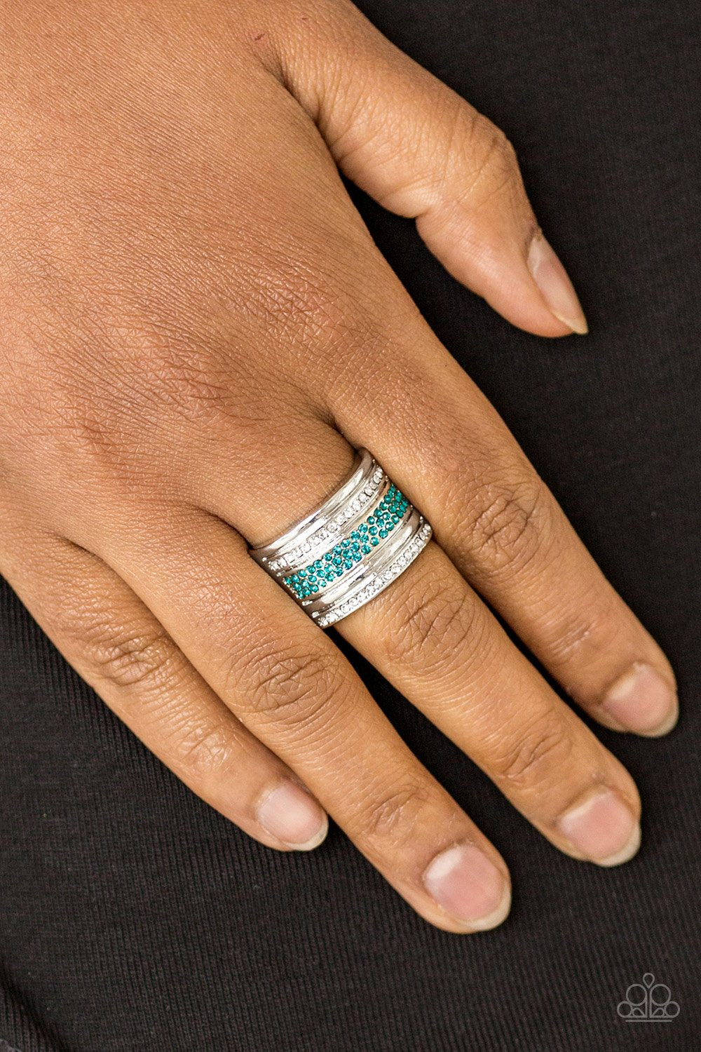 Top Dollar Drama-blue-Paparazzi ring