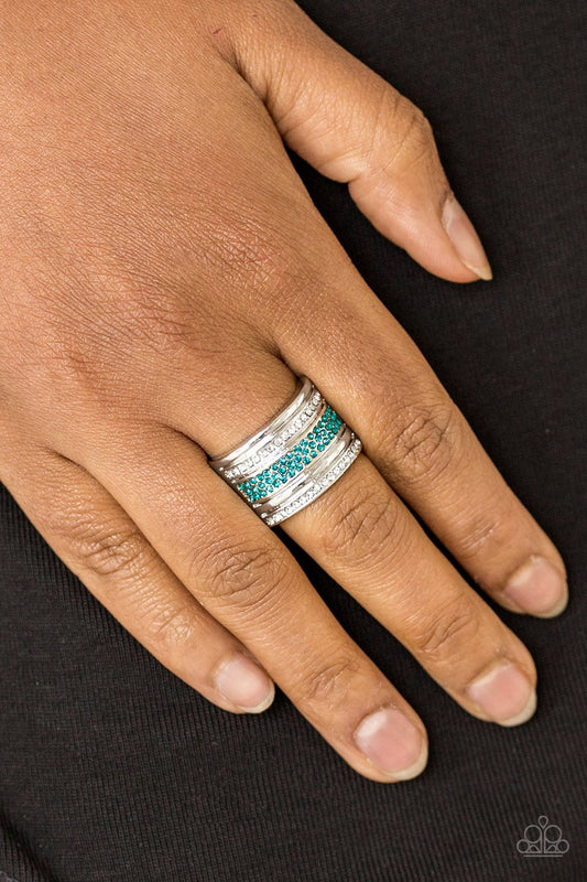 Top Dollar Drama-blue-Paparazzi ring